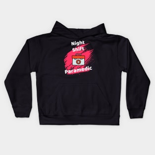 Night Shift Paramedic Kids Hoodie